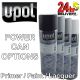 U-Pol Power Paint Spray Cans Paints/Primers Grey/Black/White/Red Matt/Gloss